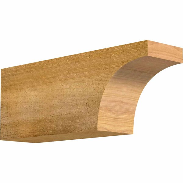 Ekena Millwork Huntington Rough Sawn Rafter Tail, Western Red Cedar, 4"W x 6"H x 16"L RFT04X06X16HUN00RWR - main